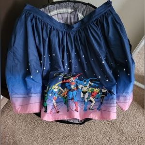 Unique vintage x justice league skirt